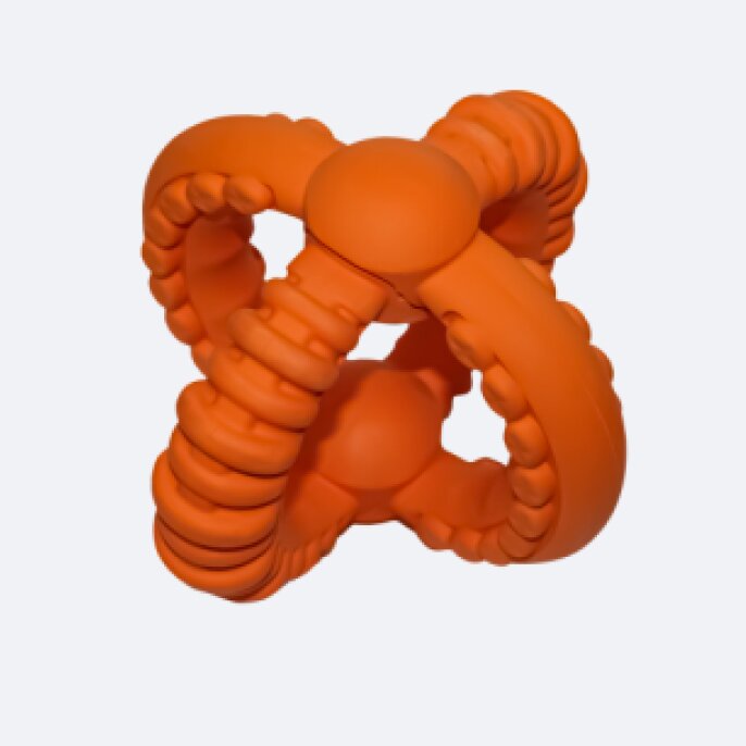 Natural Rubber Dog Teether
