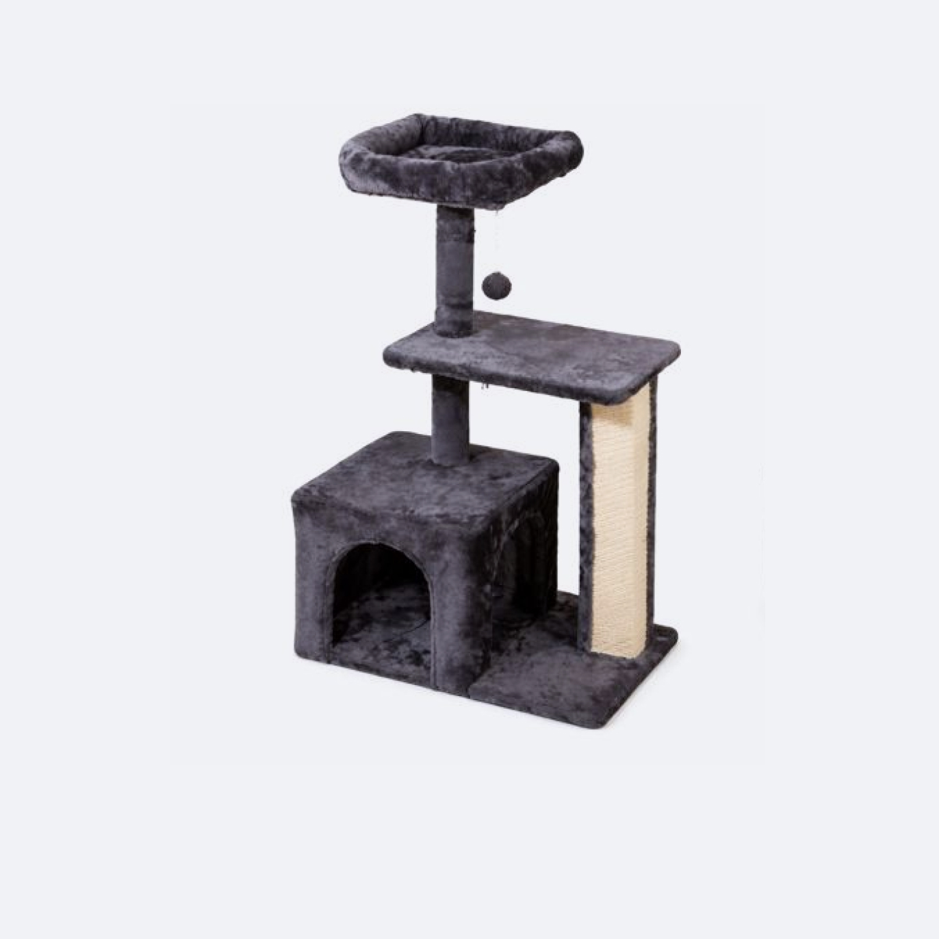wooden cat tree