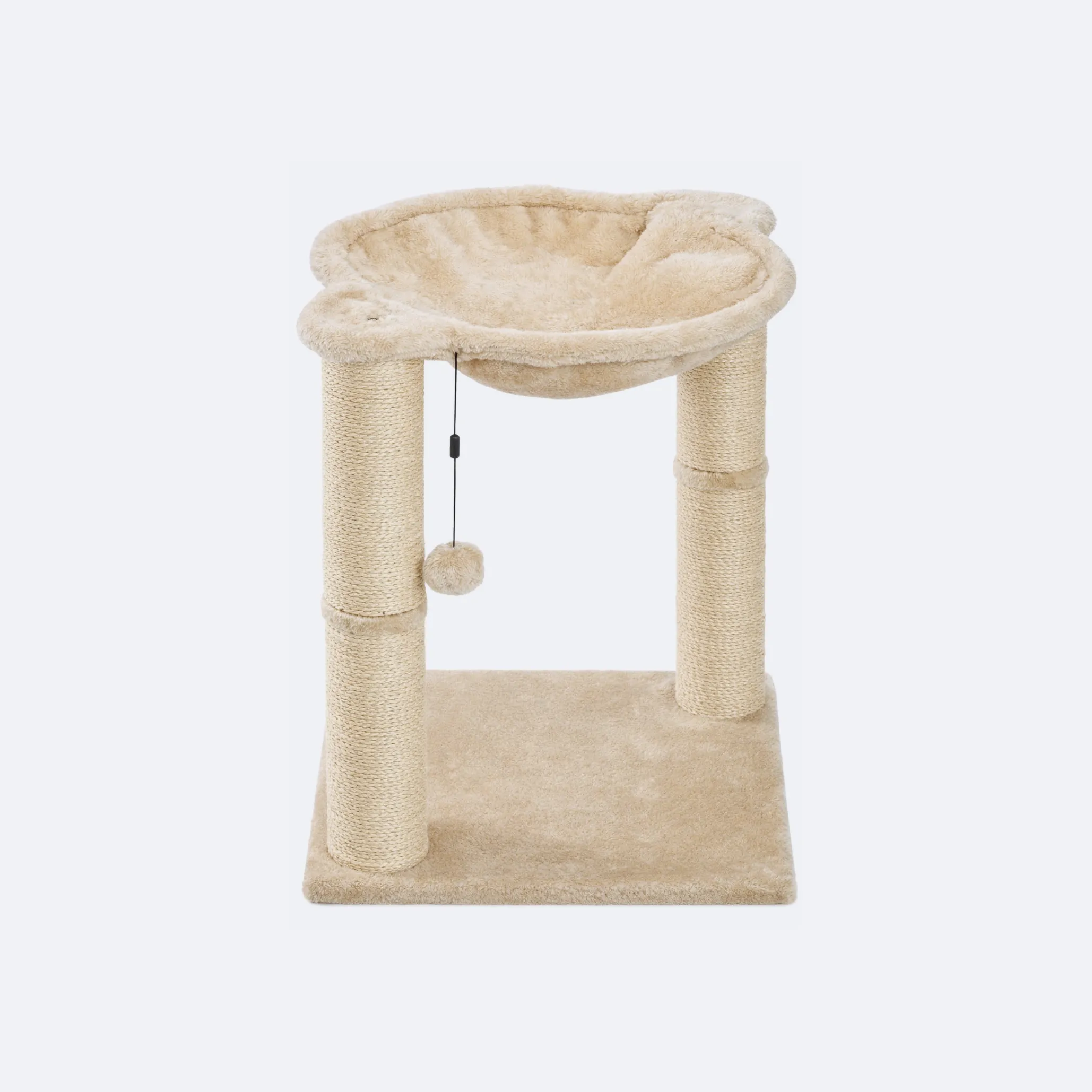 cat scratcher and bed