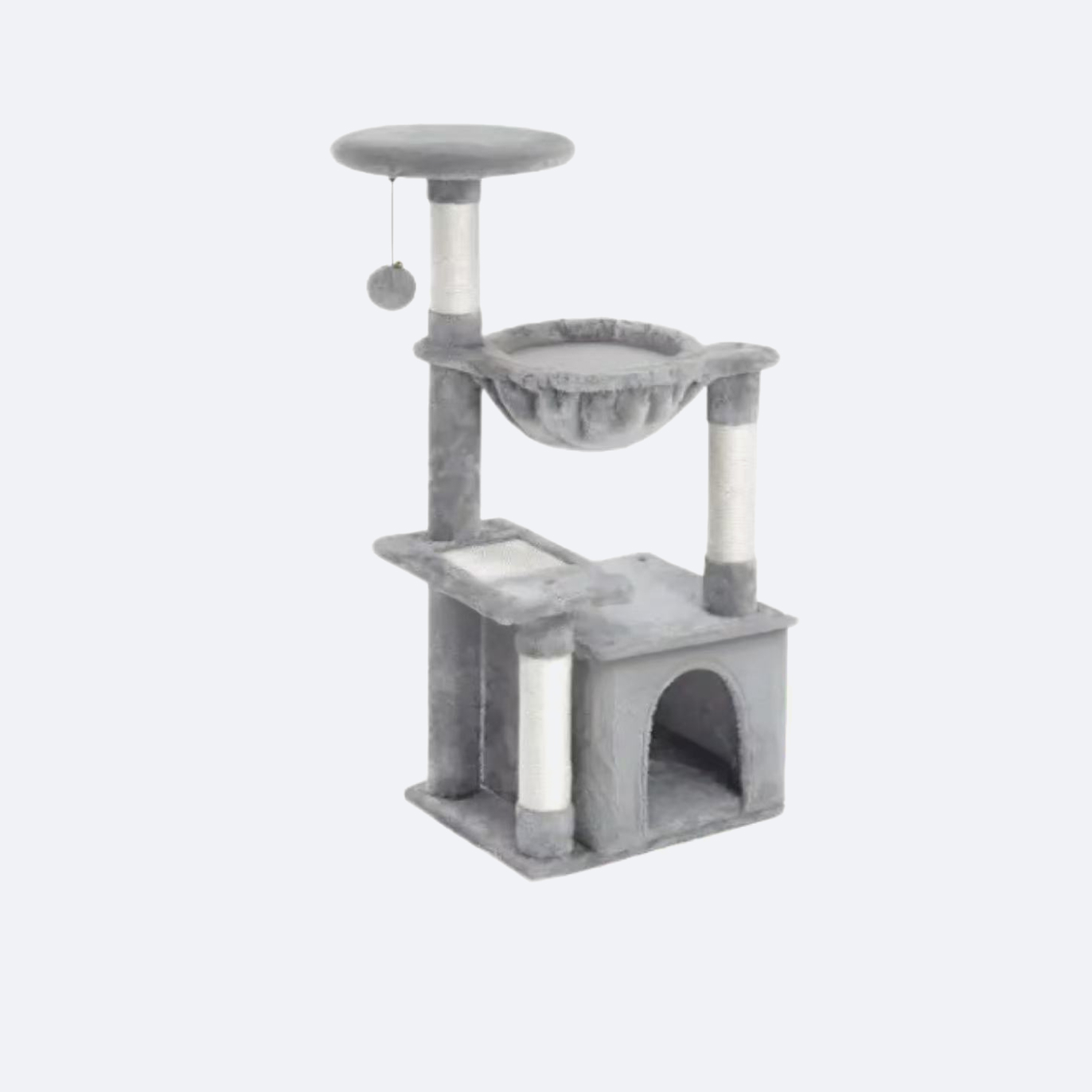 cat on scratcher